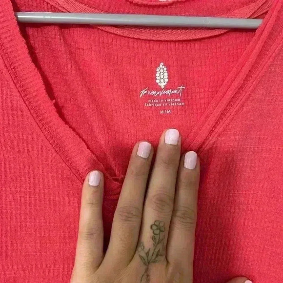 Free people, movement, pink tank top shirt fp movement - Picture 2 of 6